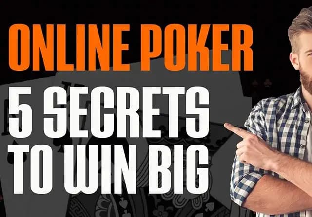 5 secrets to win big with online poker