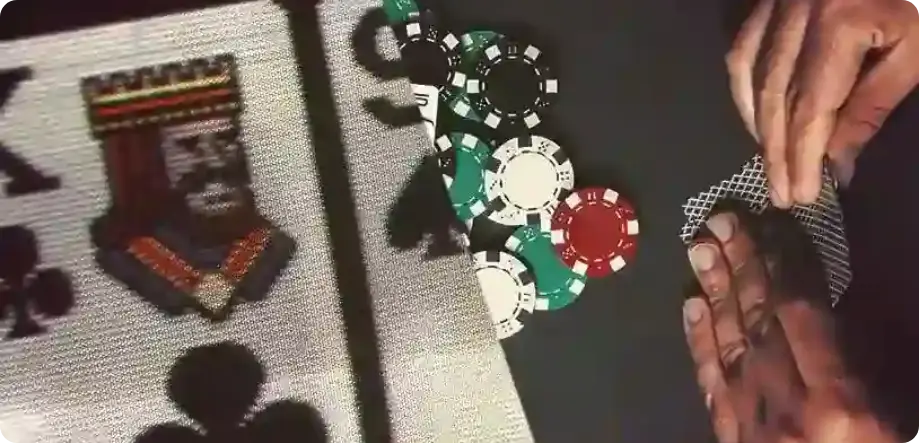 Video poker preview vs table with chips